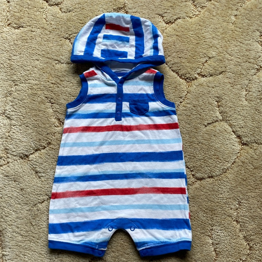 💥2/$12💥 NWOT Adorable 9M 4TH Of July Onesie